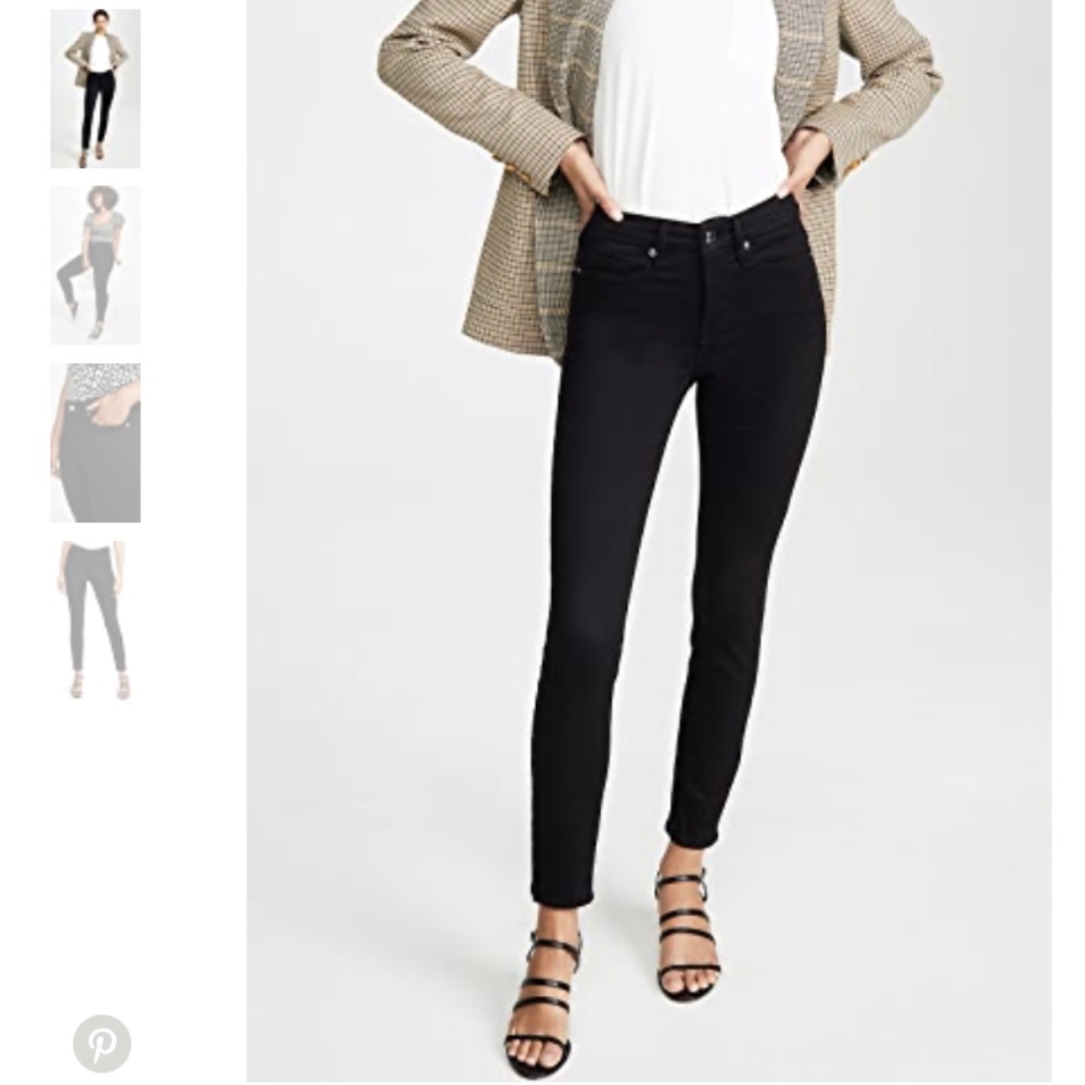 Good American Good Legs Crop in Black